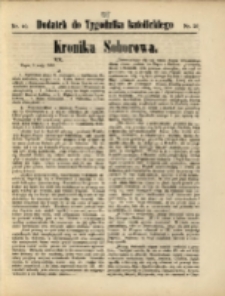 Dodatek do "Tygodnika Katolickiego" : Kronika Soborowa. R. 1870, nr 20