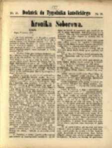 Dodatek do "Tygodnika Katolickiego" : Kronika Soborowa. R. 1870, nr 23