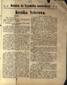 Dodatek do "Tygodnika Katolickiego" : Kronika Soborowa. R. 1870, nr 30