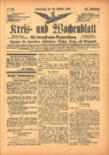 Kreis- und Wochenblatt für den Kreis Czarnikau: Anzeiger für Czarnikau, Schönlanke, Filehne, Kreuz, und Umgegend. 1899.10.26 Jg.47 Nr125