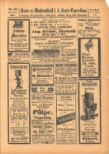 Kreis- und Wochenblatt f&uuml;r den Kreis Czarnikau: Anzeiger f&uuml;r Czarnikau, Sch&ouml;nlanke, Filehne, Kreuz, und Umgegend. 1899.11.11 Jg.47 Nr132