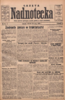 Gazeta Nadnotecka: pismo narodowe poświęcone sprawie polskiej na ziemi nadnoteckiej 1933.02.26 R.13 Nr47