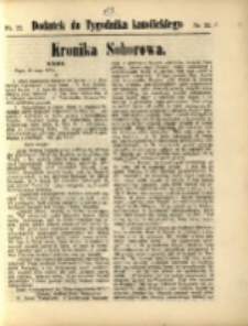 Dodatek do "Tygodnika Katolickiego" : Kronika Soborowa. R. 1870, nr 22 [A]