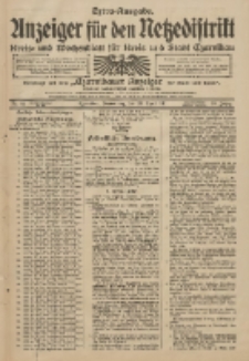 Anzeiger f&uuml;r den Netzedistrikt Kreis- und Wochenblatt f&uuml;r Kreis und Stadt Czarnikau 1911.04.20 Jg.59 Nr46