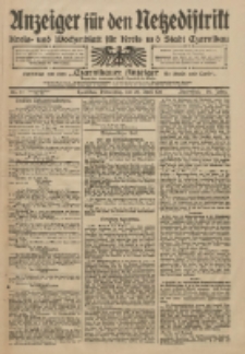 Anzeiger f&uuml;r den Netzedistrikt Kreis- und Wochenblatt f&uuml;r Kreis und Stadt Czarnikau 1911.04.20 Jg.59 Nr47
