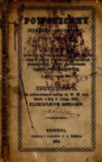 Powszechny regulamin procederowy z dnia 17. stycznia 1845 ; Ustawa tycząca się zaprowadzenia rad procederowych i r&oacute;żnych odmian powszechego regulaminu procederowego, tudzież zaprowadzenia sąd&oacute;w procederowych z dnia 9. lutego 1849 ; Instrukcya dla ustanowionych podług &sect;&sect;. 37. 38. urządzenia z dnia 9. lutego 1849, examinacyjnych komisyj&oacute;w.