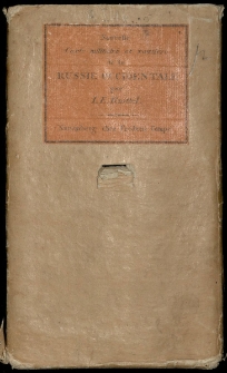 Neue militairische Situations - und Postkarte von West- Russland von J. E. Knittel.