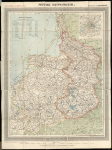 Provinz Ostpreussen. [...] Entworf. von F. Handtke.