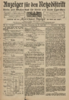 Anzeiger f&uuml;r den Netzedistrikt Kreis- und Wochenblatt f&uuml;r Kreis und Stadt Czarnikau 1911.04.27 Jg.59 Nr50