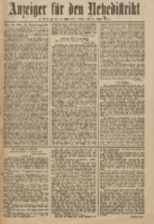 Anzeiger für den Netzedistrikt Kreis- und Wochenblatt für Kreis und Stadt Czarnikau 1911.04.29 Jg.59 Nr51