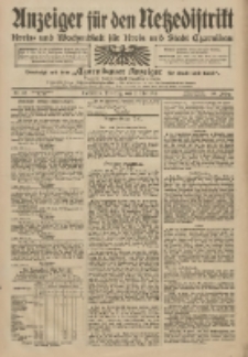 Anzeiger für den Netzedistrikt Kreis- und Wochenblatt für Kreis und Stadt Czarnikau 1911.05.02 Jg.59 Nr52