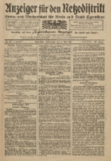 Anzeiger für den Netzedistrikt Kreis- und Wochenblatt für Kreis und Stadt Czarnikau 1911.05.04 Jg.59 Nr53
