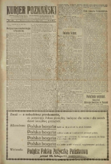 Kurier Poznański 1919.02.17 R.14 nr 40