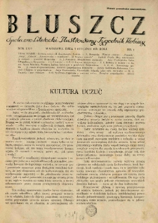 Bluszcz. Społeczno literacki ilustrowany tygodnik kobiecy. 1931.01.03 R.64 nr1