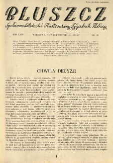 Bluszcz. Społeczno literacki ilustrowany tygodnik kobiecy 1931.04.11 R.64 nr15