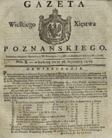 Gazeta Wielkiego Xięstwa Poznańskiego 1822.01.26 Nr8