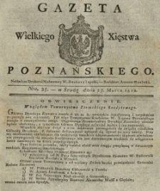 Gazeta Wielkiego Xięstwa Poznańskiego 1822.03.27 Nr25