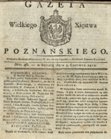 Gazeta Wielkiego Xięstwa Poznańskiego 1822.06.08 Nr46