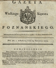 Gazeta Wielkiego Xięstwa Poznańskiego 1822.06.29 Nr52