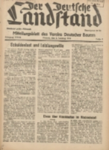 Der Deutsche Landstand: Mitteilungsblatt des Vereins Deutscher Bauern 1938.03.02 Jg.2 F.9