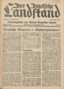 Der Deutsche Landstand: Mitteilungsblatt des Vereins Deutscher Bauern 1938.05.11 Jg.2 F.19