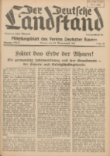 Der Deutsche Landstand: Mitteilungsblatt des Vereins Deutscher Bauern 1938.05.25 Jg.2 F.21