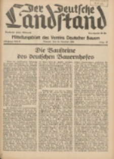 Der Deutsche Landstand: Mitteilungsblatt des Vereins Deutscher Bauern 1938.06.22 Jg.2 F.25