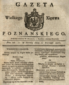 Gazeta Wielkiego Xięstwa Poznańskiego 1820.02.02 Nr10