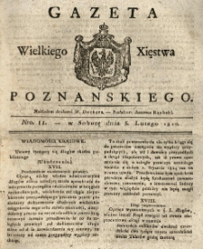 Gazeta Wielkiego Xięstwa Poznańskiego 1820.02.05 Nr11