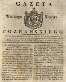 Gazeta Wielkiego Xięstwa Poznańskiego 1820.03.11 Nr21