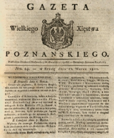 Gazeta Wielkiego Xięstwa Poznańskiego 1820.03.22 Nr24