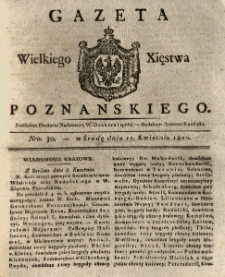 Gazeta Wielkiego Xięstwa Poznańskiego 1820.04.12 Nr30