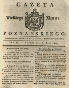 Gazeta Wielkiego Xięstwa Poznańskiego 1820.05.03 Nr36