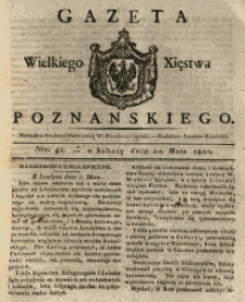 Gazeta Wielkiego Xięstwa Poznańskiego 1820.05.20 Nr41