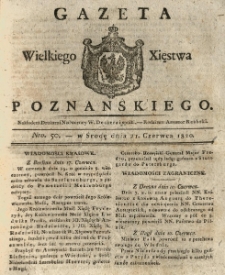 Gazeta Wielkiego Xięstwa Poznańskiego 1820.06.21 Nr50