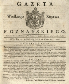 Gazeta Wielkiego Xięstwa Poznańskiego 1820.06.24 Nr51