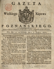 Gazeta Wielkiego Xięstwa Poznańskiego 1820.07.01 Nr53