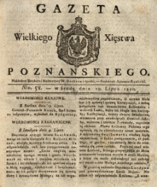 Gazeta Wielkiego Xięstwa Poznańskiego 1820.07.19 Nr58