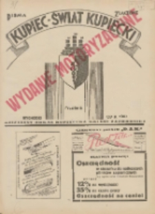 Kupiec-Świat Kupiecki; pisma złączone; oficjalny organ kupiectwa Polski Zachodniej 1936.07.31 R.30 Nr31; Wydanie Motoryzacyjne