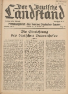 Der Deutsche Landstand: Mitteilungsblatt des Vereins Deutscher Bauern 1938.07.27 Jg.2 F.30