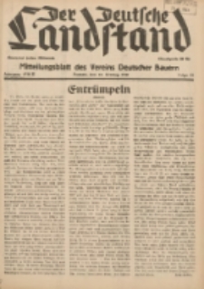 Der Deutsche Landstand: Mitteilungsblatt des Vereins Deutscher Bauern 1938.08.18 Jg.2 F.33
