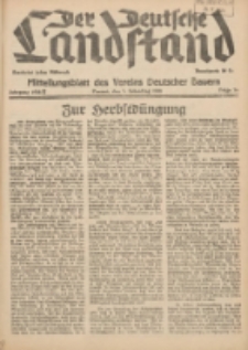 Der Deutsche Landstand: Mitteilungsblatt des Vereins Deutscher Bauern 1938.09.07 Jg.2 F.36