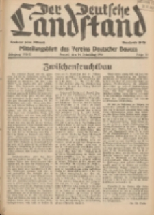 Der Deutsche Landstand: Mitteilungsblatt des Vereins Deutscher Bauern 1938.09.14 Jg.2 F.37