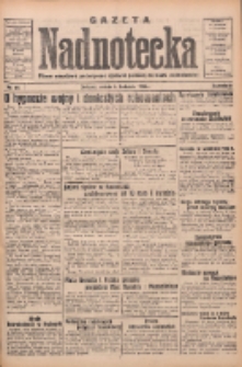 Gazeta Nadnotecka: pismo narodowe poświęcone sprawie polskiej na ziemi nadnoteckiej 1933.04.01 R.13 Nr76