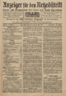 Anzeiger für den Netzedistrikt Kreis- und Wochenblatt für Kreis und Stadt Czarnikau 1911.05.13 Jg.59 Nr57