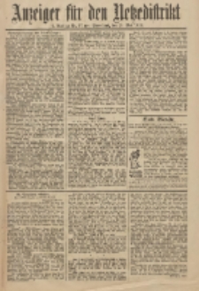 Anzeiger f&uuml;r den Netzedistrikt Kreis- und Wochenblatt f&uuml;r Kreis und Stadt Czarnikau 1911.05.13 Jg.59 Nr57