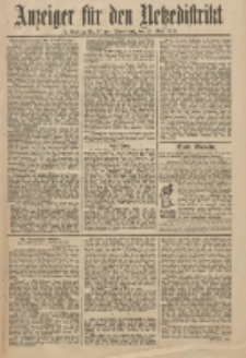 Anzeiger für den Netzedistrikt Kreis- und Wochenblatt für Kreis und Stadt Czarnikau 1911.05.13 Jg.59 Nr57