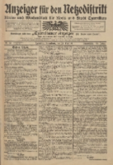 Anzeiger f&uuml;r den Netzedistrikt Kreis- und Wochenblatt f&uuml;r Kreis und Stadt Czarnikau 1911.05.20 Jg.59 Nr60