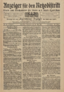 Anzeiger f&uuml;r den Netzedistrikt Kreis- und Wochenblatt f&uuml;r Kreis und Stadt Czarnikau 1911.05.20 Jg.59 Nr60