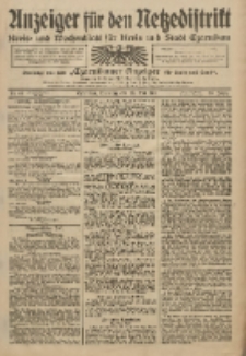 Anzeiger f&uuml;r den Netzedistrikt Kreis- und Wochenblatt f&uuml;r Kreis und Stadt Czarnikau 1911.05.23 Jg.59 Nr61